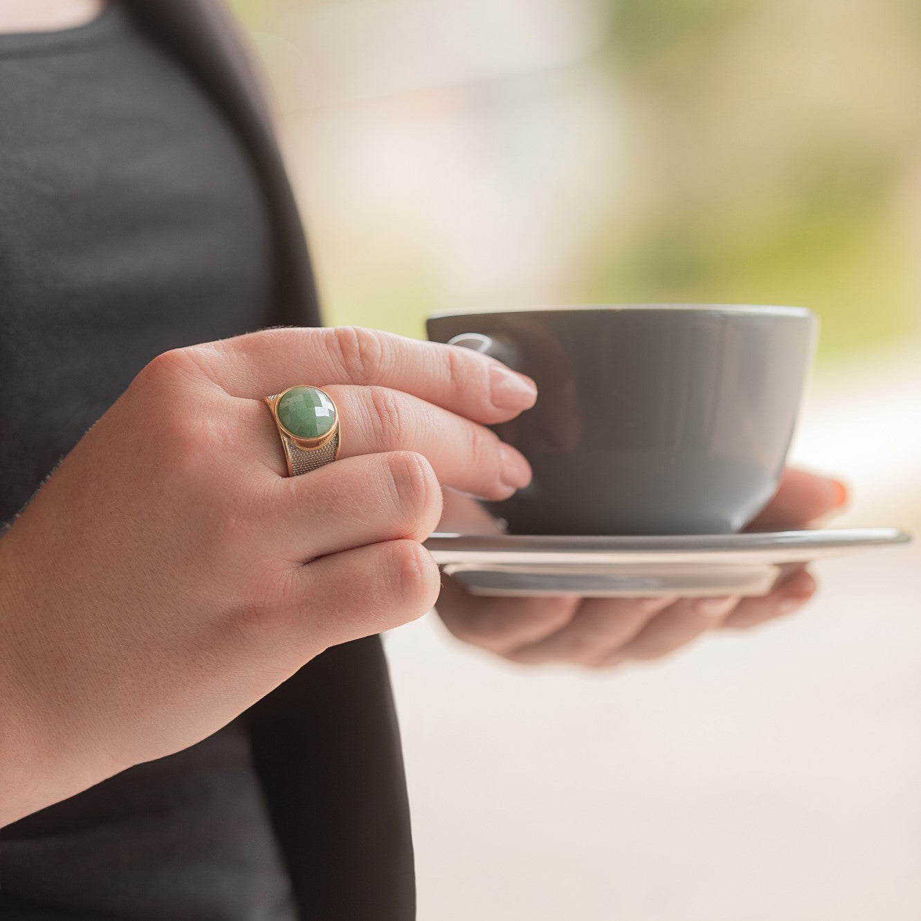 Bague Plaqué Or Et Rhodium Blanc