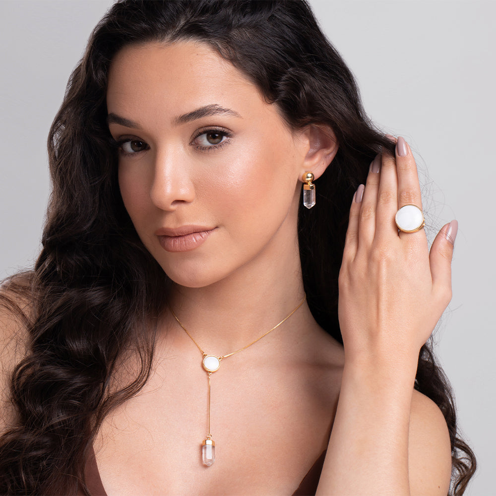 Boucles d'oreilles plaquées or