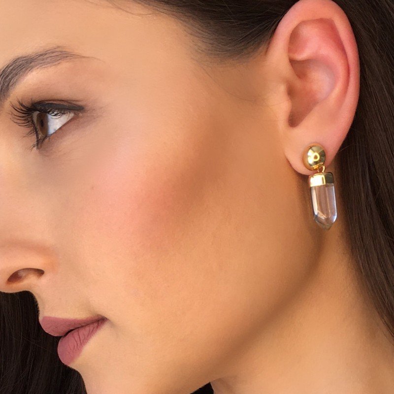 Boucles d'oreilles plaquées or