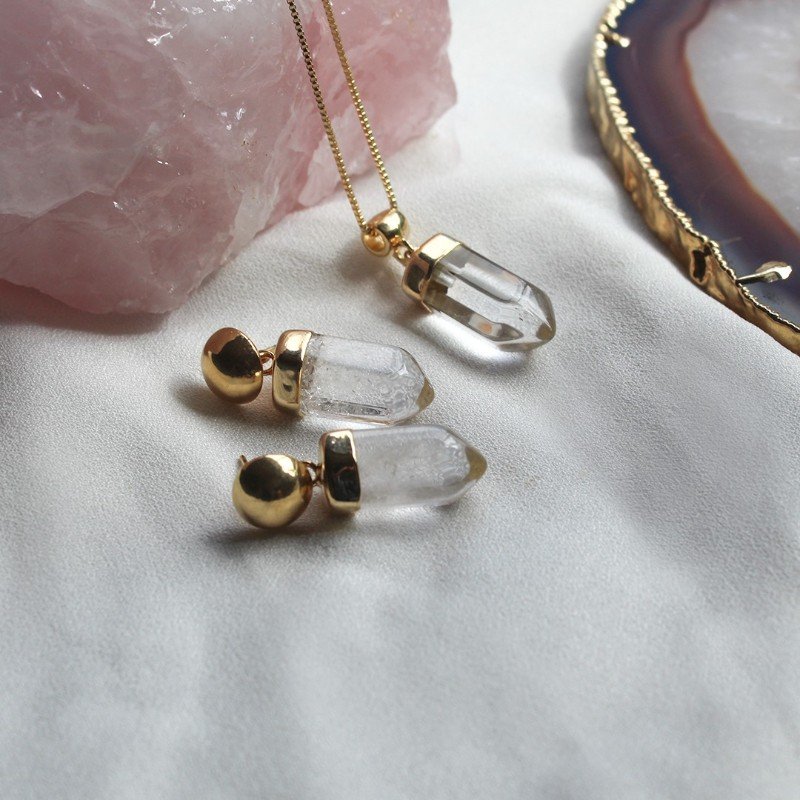 Boucles d'oreilles plaquées or