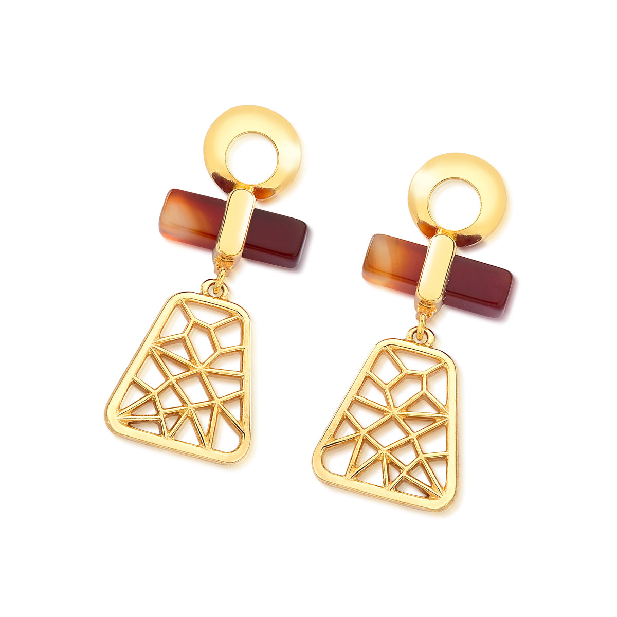 Boucles d’oreilles plaqué or