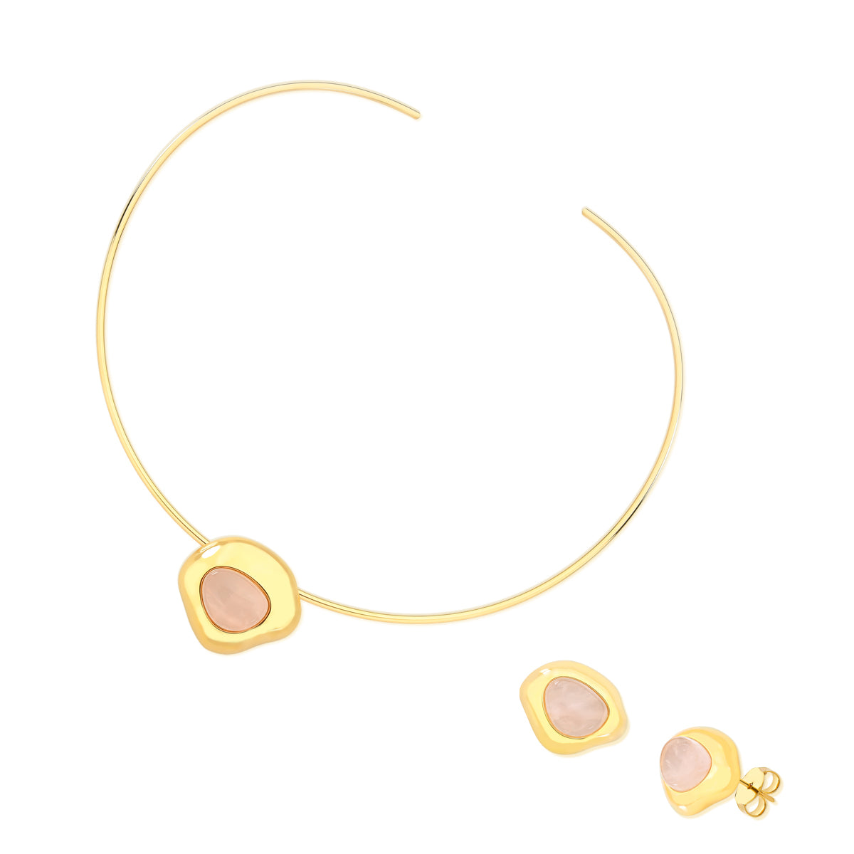 Ensemble Plaqué or Pierre