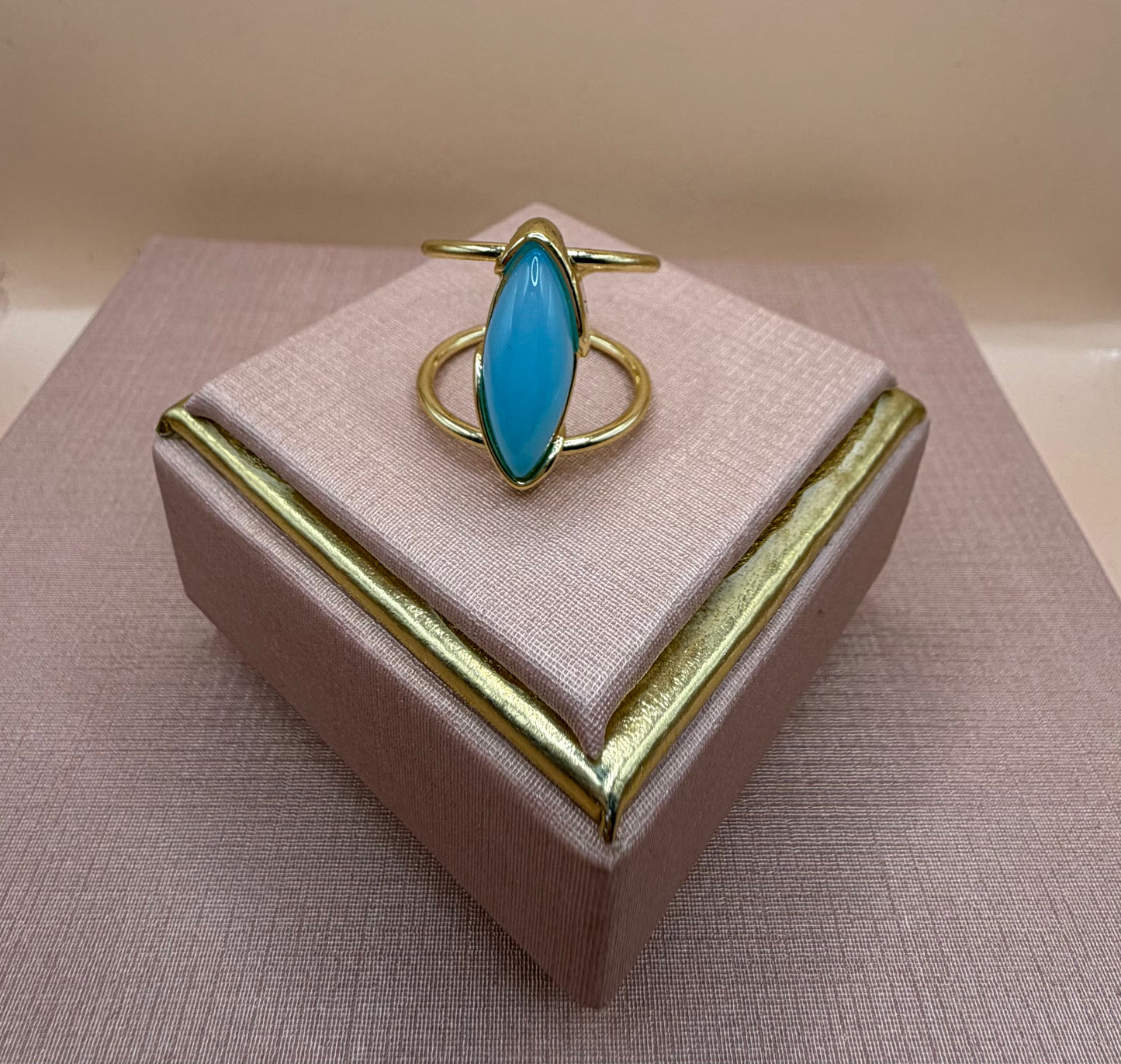 Bague plaquée or